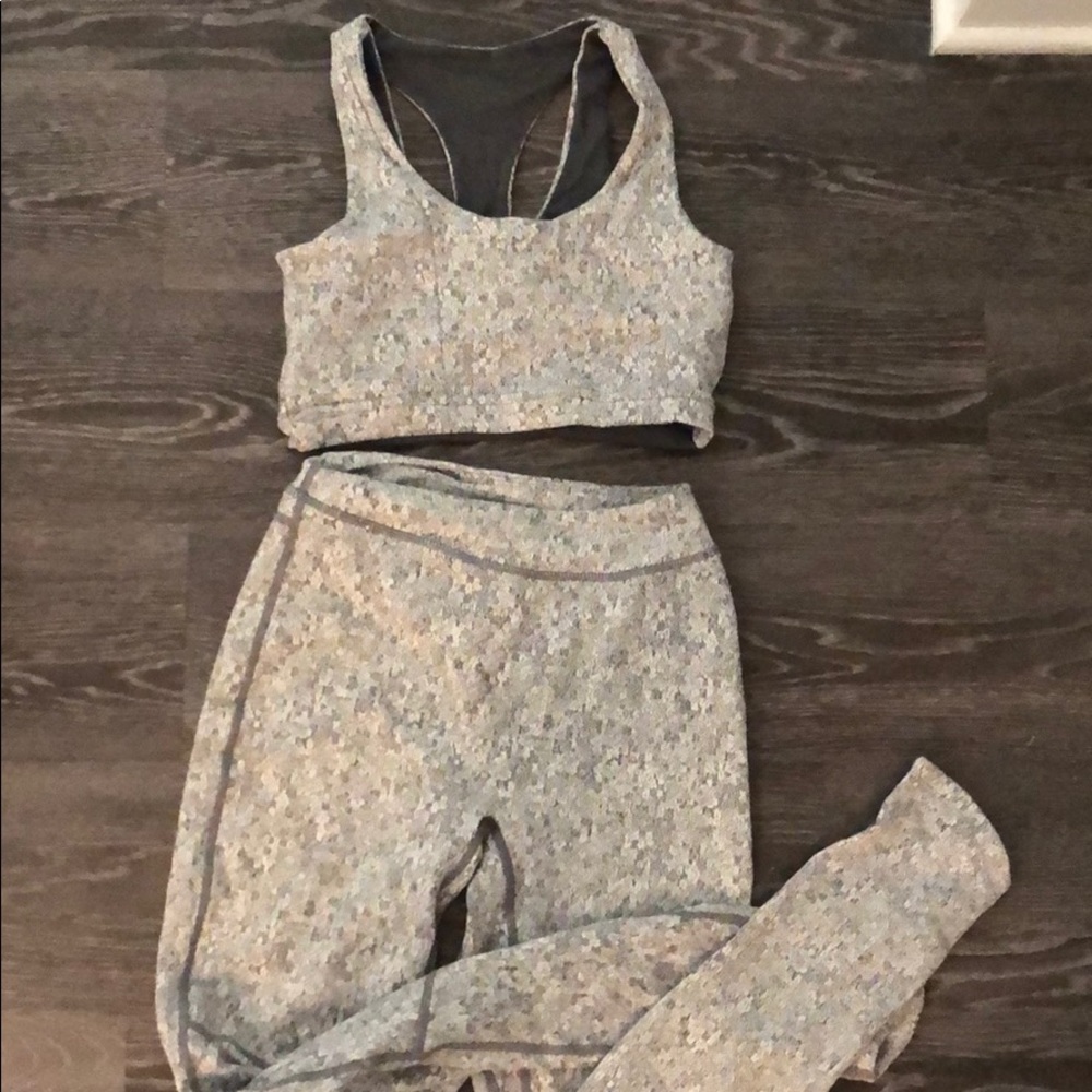 Gymshark sport bra and leggings set